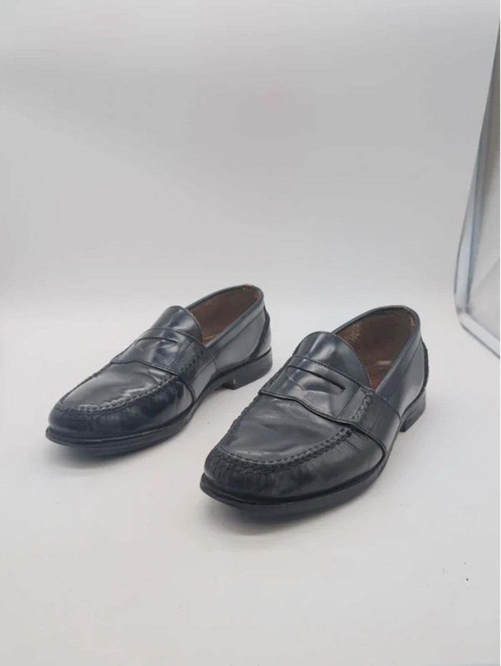 G.H. Bass Weejuns Brunell Leather Penny Loafers Black 10.5M